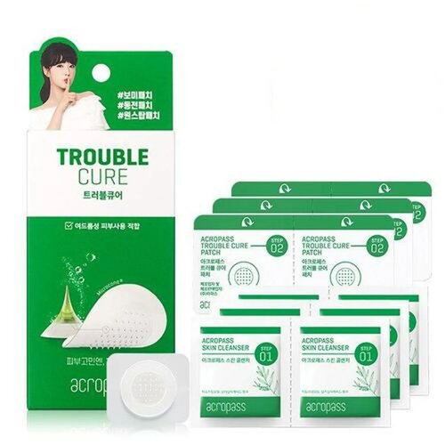 ACROPASS Trouble Cure (6 Skin Cleanser + 6 Microdart Patches) ACROPASS Trouble Cure (6 Skin Cleanser + 6 Microdart Patches)