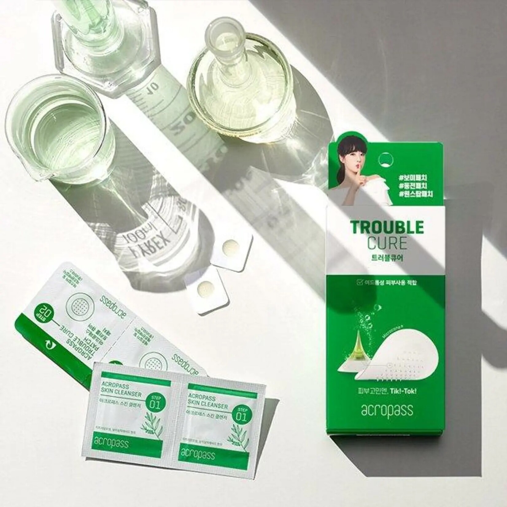 ACROPASS Trouble Cure (6 Skin Cleanser + 6 Microdart Patches)