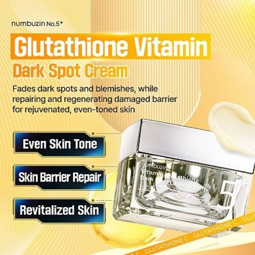 numbuz:n No.05+ Vitamin Glutathione Dark Spot Laser Cream 50mL
