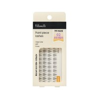 Point Piece Lashes #02 Clear Line (9mm) 60p