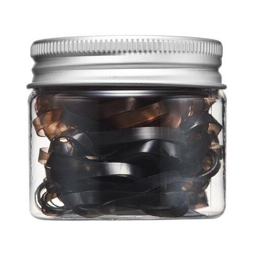 FILLIMILLI Hair Rubber Band (Black/Brown) 140p FILLIMILLI Hair Rubber Band (Black/Brown) 140p