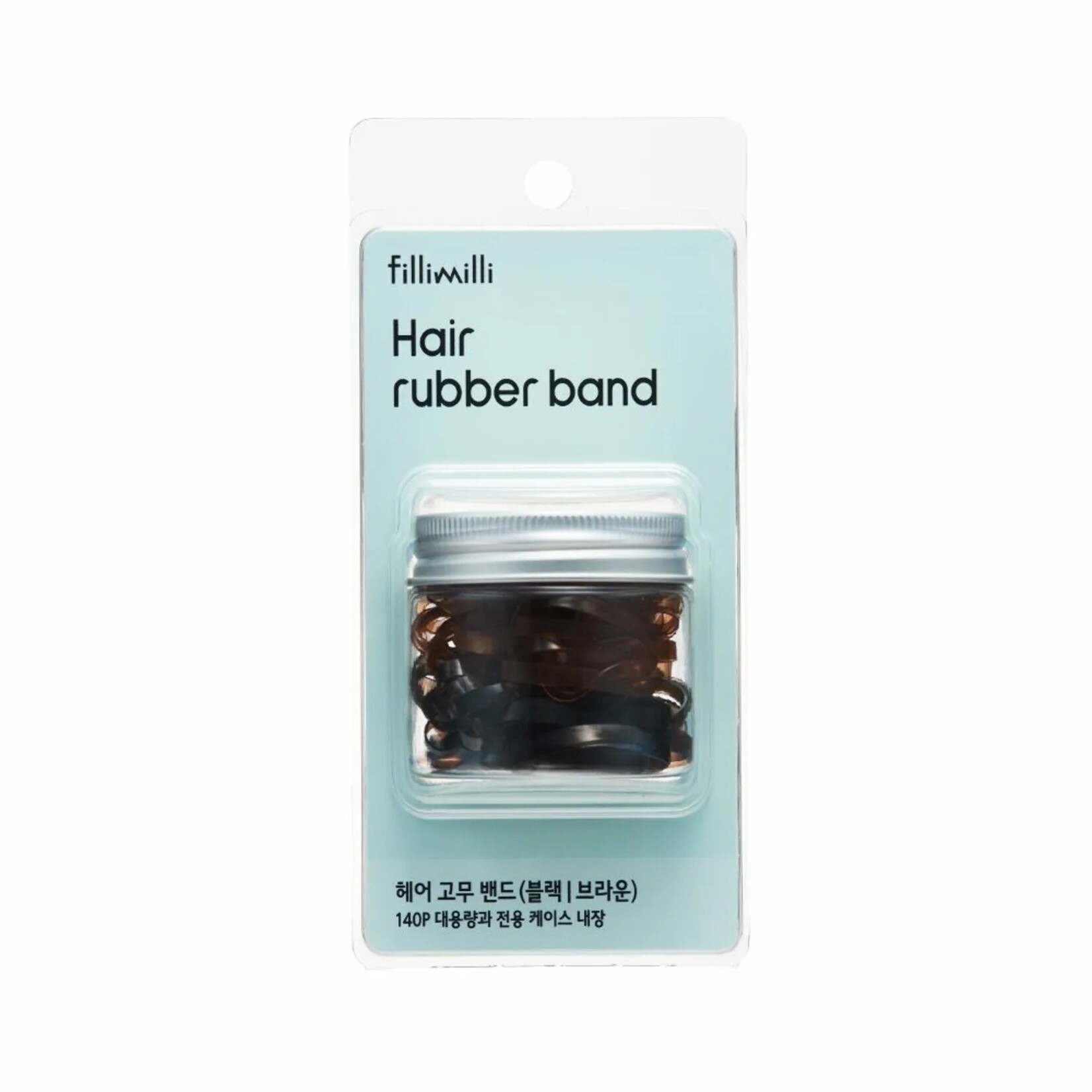 FILLIMILLI Hair Rubber Band (Black/Brown) 140p