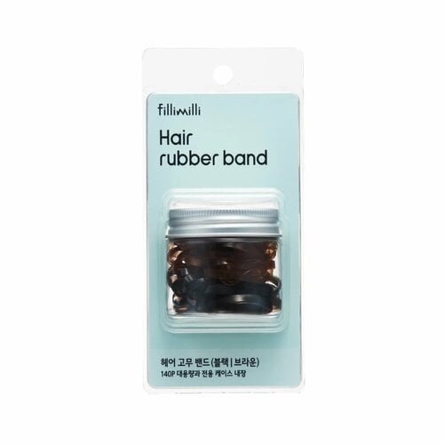 FILLIMILLI Hair Rubber Band (Black/Brown) 140p FILLIMILLI Hair Rubber Band (Black/Brown) 140p