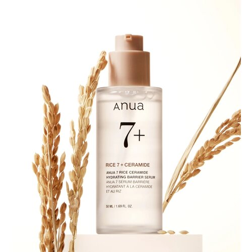 ANUA Rice 7 Ceramide Hydrating Barrier Serum 50mL