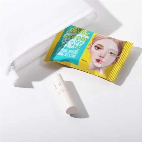 Ariul Stress Relieving Purefull Lip and Eye Remover Pad  30pcs