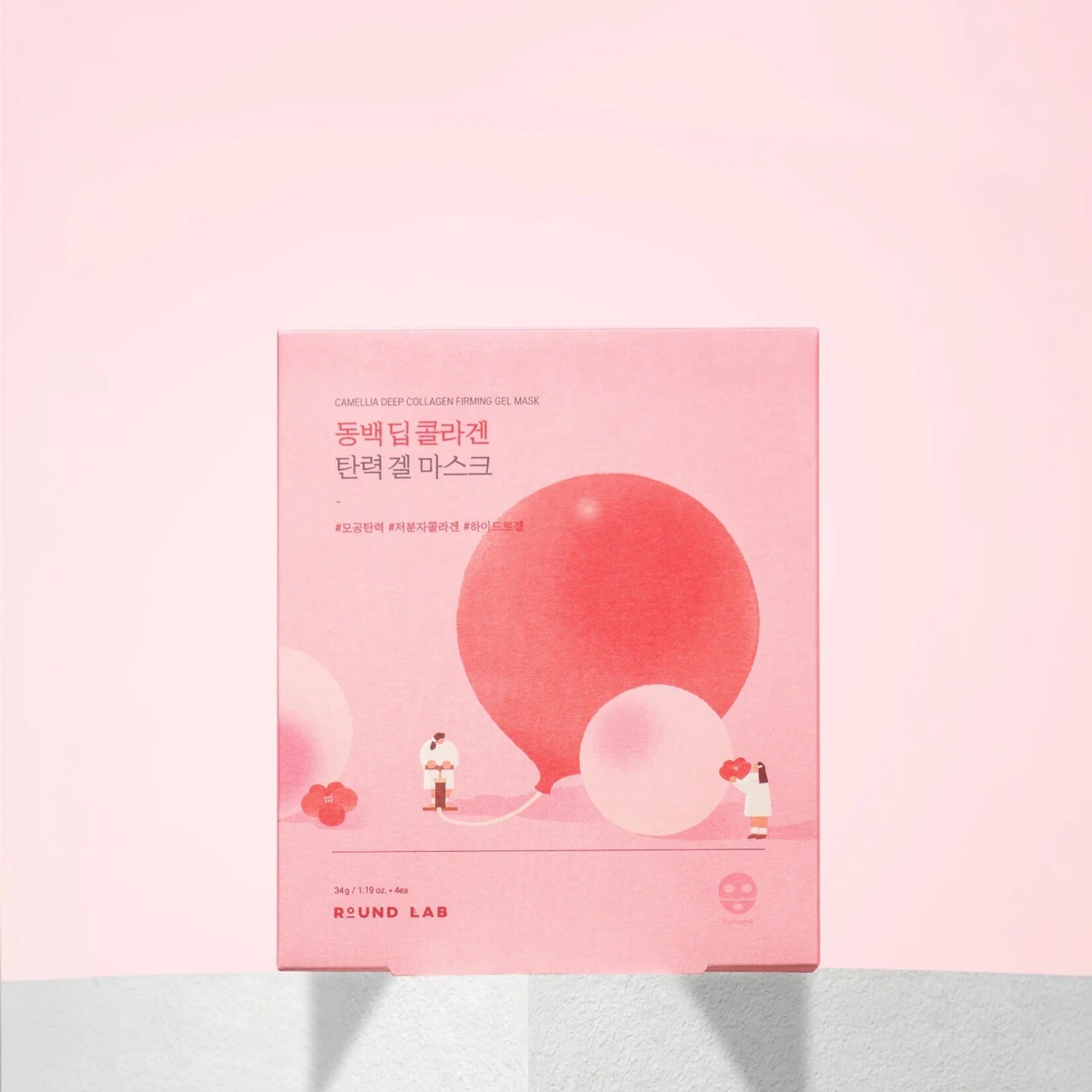 Round Lab Camellia Deep Collagen Firming Gel Mask 34mL*4p