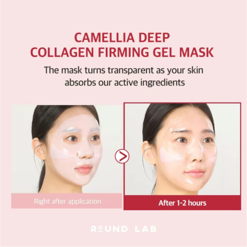 Round Lab Camellia Deep Collagen Firming Gel Mask 34mL*1p Round Lab Camellia Deep Collagen Firming Gel Mask 34mL*1p