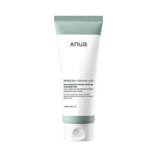 ANUA Heartleaf Succinic Moisture Cleansing Foam 150mL