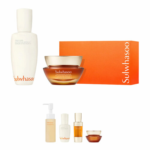 Sulwhasoo First Care Activating Serum VI 90mL & Concentrated Ginseng Renewing Cream Rich 50mL Set