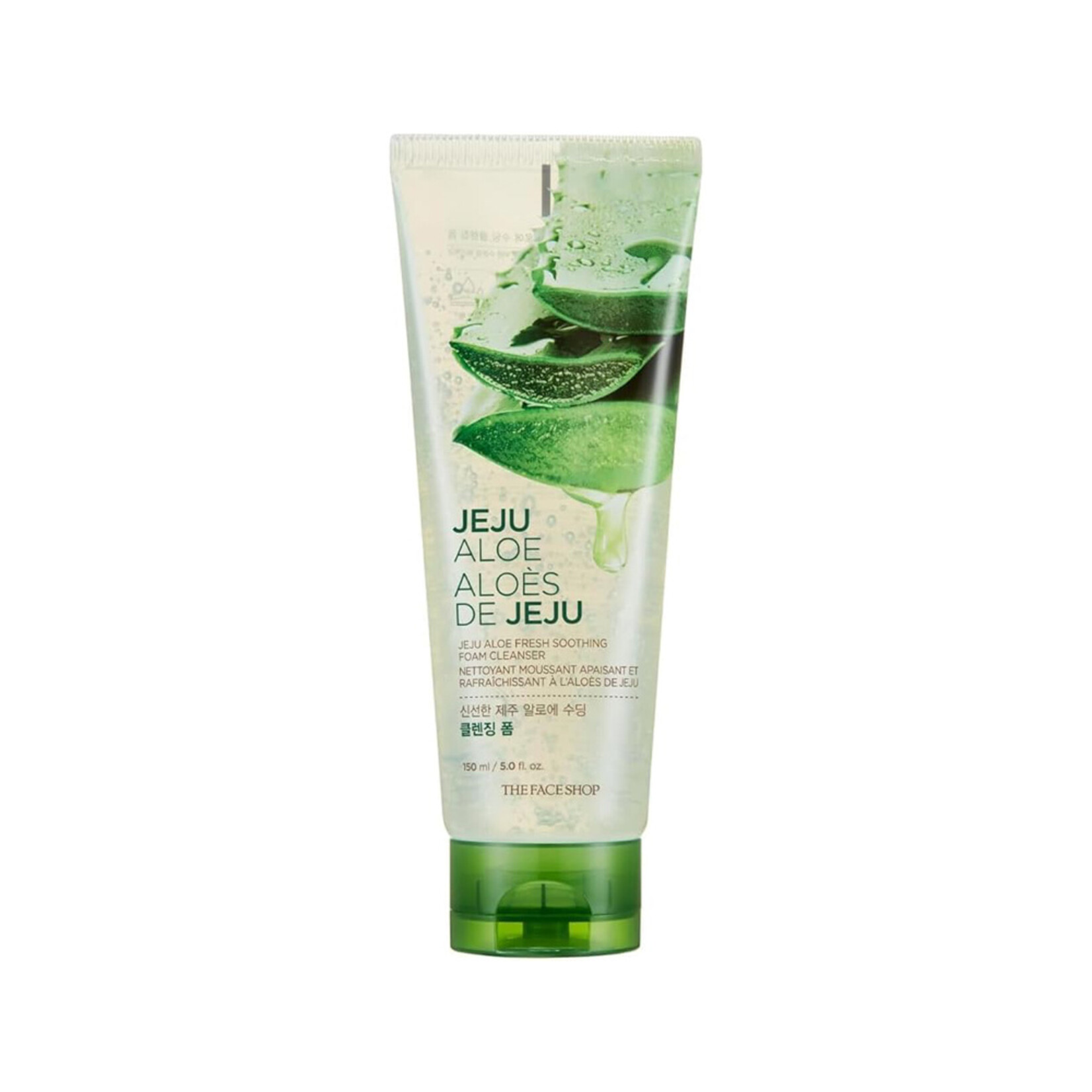 THE FACE SHOP Jeju Aloe Fresh Soothing Foam Cleanser 150mL