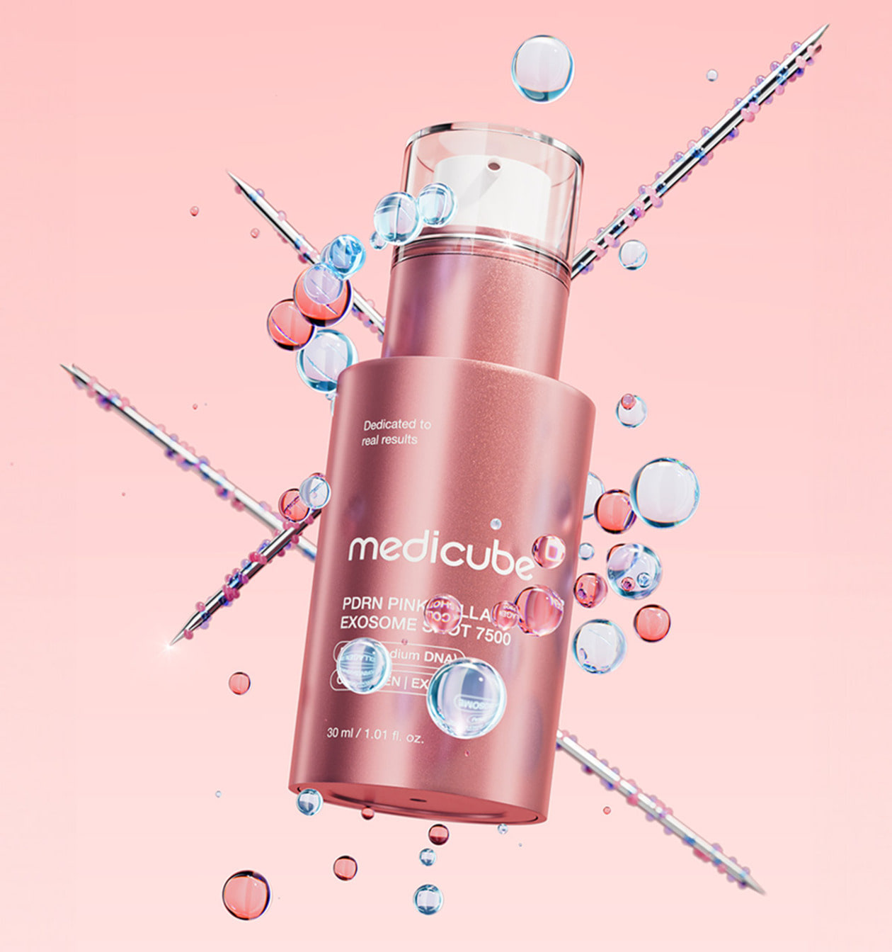 medicube 美顔器 EXOSOME GCA SERUM 30ml Amazon | メディキューブ エクソソームシカアンプル 肌荒れ 導入