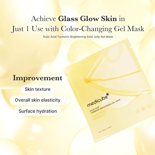MEDICUBE Kojic Acid Turmeric Brightening Gel Mask 28g 1p