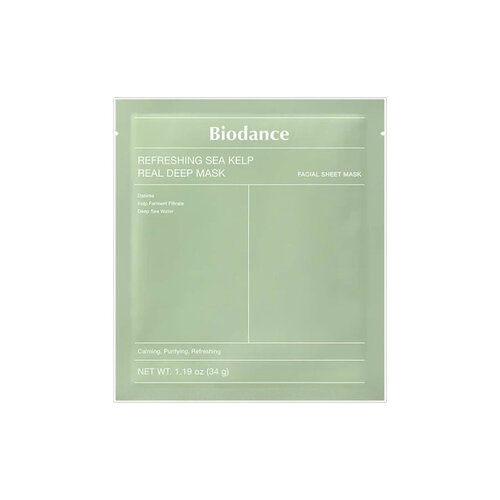 BIODANCE Refreshing Sea Kelp Real Deep Mask 34g 1pc BIODANCE Refreshing Sea Kelp Real Deep Mask 34g 1pc
