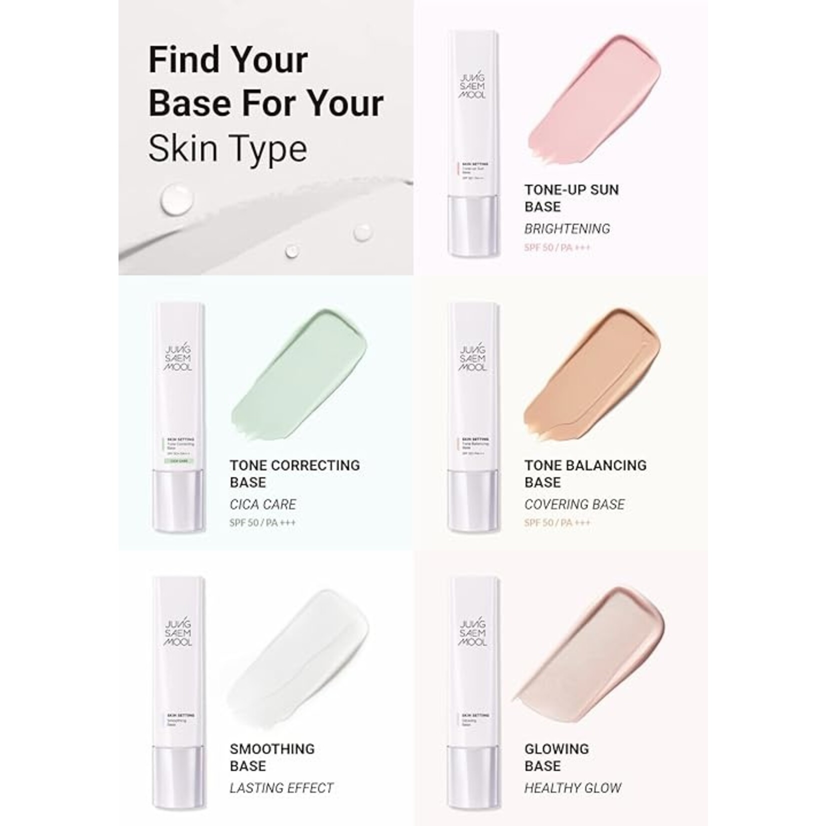 JUNGSAEMMOOL Skin Setting Tone Up Base 40mL