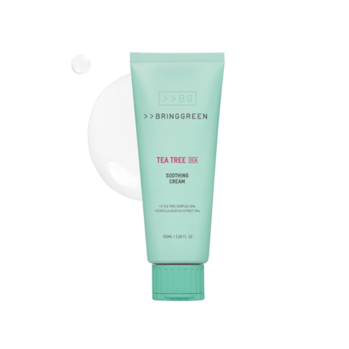 BRING GREEN Tea Tree Cica Soothing Cream Plus 100mL BRING GREEN Tea Tree Cica Soothing Cream Plus 100mL