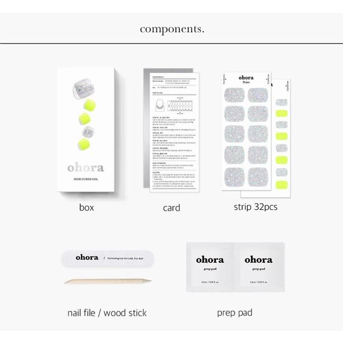 Ohora Semicured Gel Foot Nail P Ohora Semicured Gel Foot Nail P