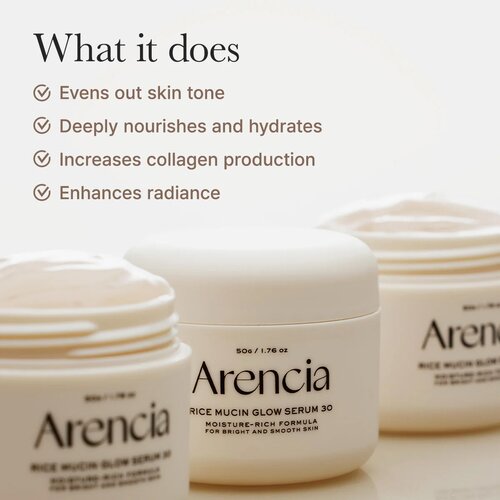 ARENCIA Rice Mucin Glow Serum 30 50g ARENCIA Rice Mucin Glow Serum 30 50g