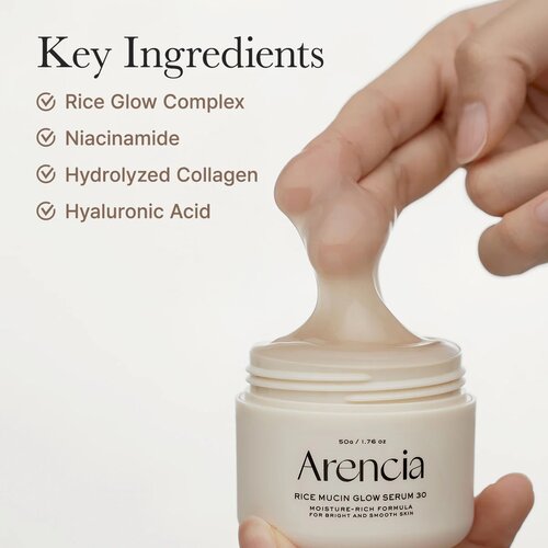 ARENCIA Rice Mucin Glow Serum 30 50g ARENCIA Rice Mucin Glow Serum 30 50g
