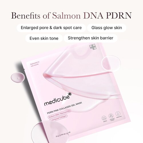 MEDICUBE PDRN Pink Collagen Gel Mask 28g 1p MEDICUBE PDRN Pink Collagen Gel Mask 28g 1p