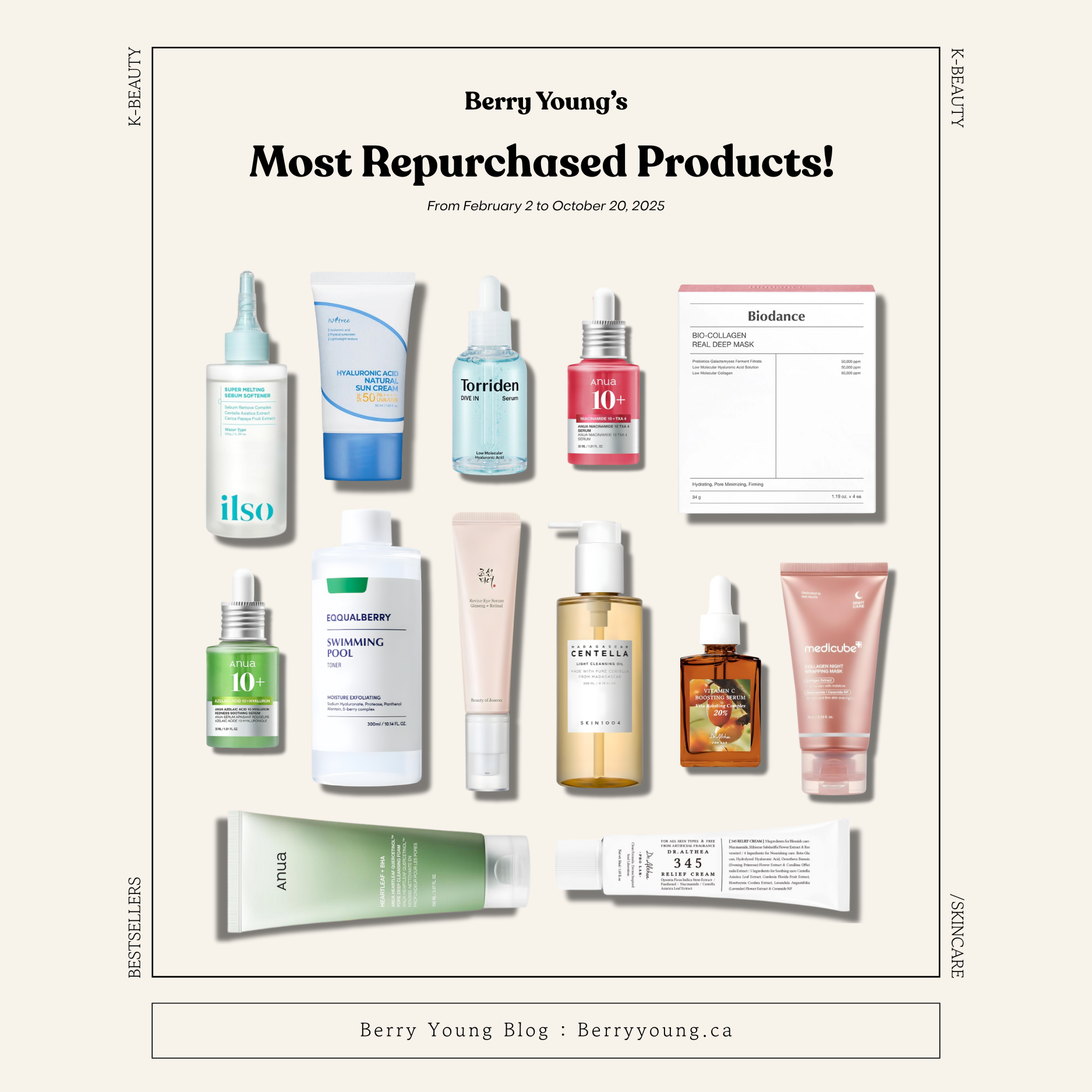 Berry Young’s Most Repurchased Products 2025