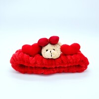 Heart Bear Shower Head Band