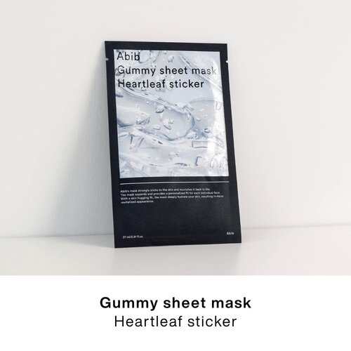 Abib Gummy Sheet Mask 10pcs #Heartleaf Sticker