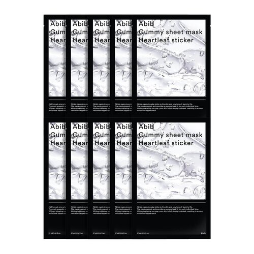 Abib Gummy Sheet Mask 10pcs #Heartleaf Sticker