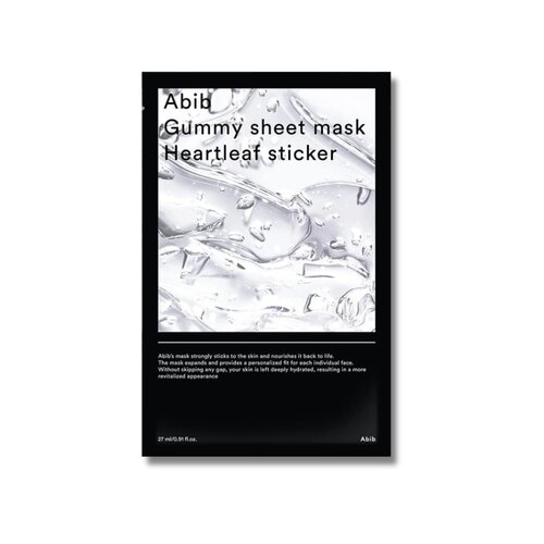 Abib Gummy Sheet Mask 1p #Heartleaf Sticker