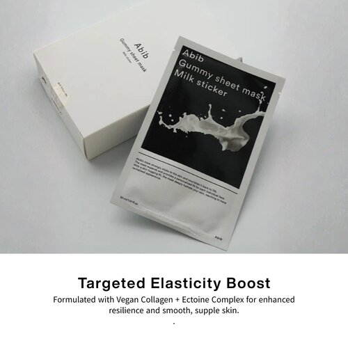 Abib Gummy Sheet Mask 10pcs #Milk Sticker Abib Gummy Sheet Mask 10pcs #Milk Sticker