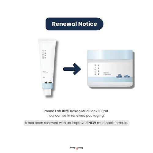 Round Lab 1025 Dokdo Mud Pack 100mL Round Lab 1025 Dokdo Mud Pack 100mL