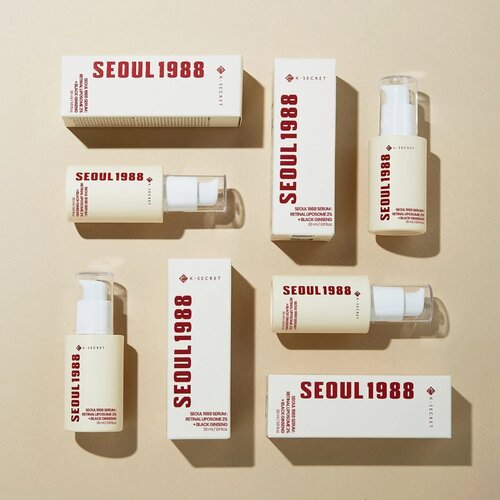 K-SECRET SEOUL 1988 Serum : Retinal Liposome 2% + Black Ginseng 30mL