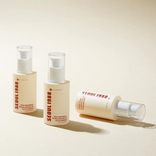 K-SECRET SEOUL 1988 Serum : Retinal Liposome 2% + Black Ginseng 30mL