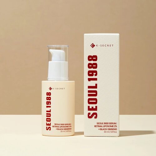 K-SECRET SEOUL 1988 Serum : Retinal Liposome 2% + Black Ginseng 30mL