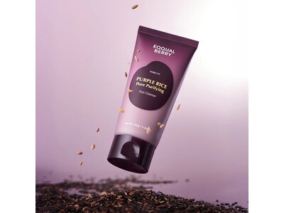 EQQUALBERRY Purple Rice Pore Purifying Pack Cleanser 130g