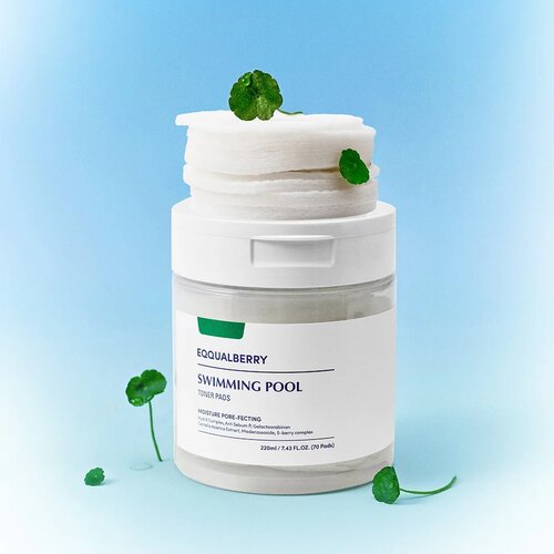 EQQUALBERRY Swimming Pool Toner Pads 220mL/70p