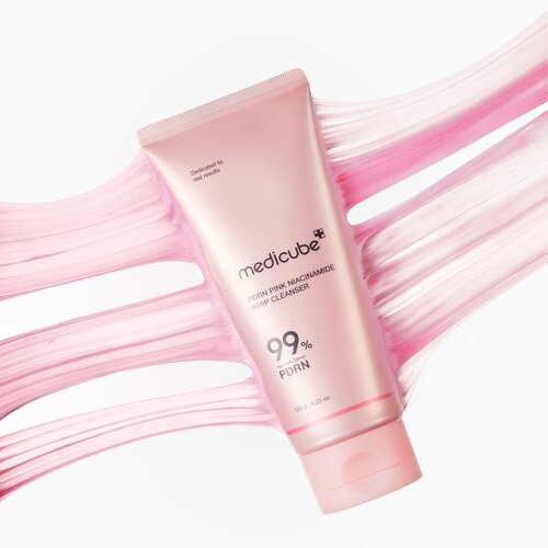 MEDICUBE PDRN Pink Niacinamide Whip Cleanser 120g