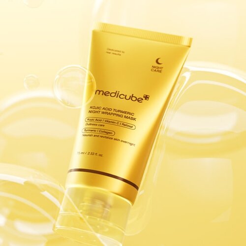 MEDICUBE Kojic Acid Turmeric Night Wrapping Mask 75mL MEDICUBE Kojic Acid Turmeric Night Wrapping Mask 75mL