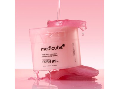 MEDICUBE PDRN Pink Collagen Toning Gel Toner Pad 120mL / 70pads MEDICUBE PDRN Pink Collagen Toning Gel Toner Pad 120mL / 70pads