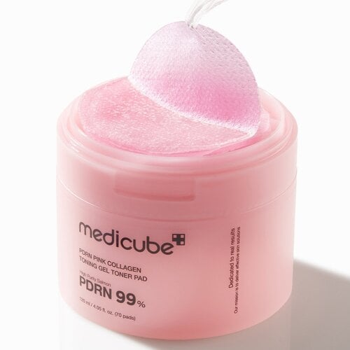 MEDICUBE PDRN Pink Collagen Toning Gel Toner Pad 120mL / 70pads MEDICUBE PDRN Pink Collagen Toning Gel Toner Pad 120mL / 70pads