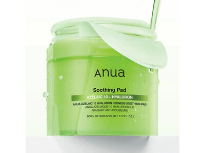 ANUA Azelaic Acid 10 Hyaluron Redness Soothing  Pad 230mL / 90pads