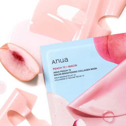 ANUA Peach 70 Niacin Brightening Collagen Mask 38g 1p