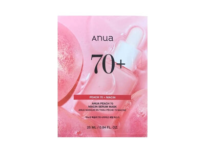 ANUA Peach 70 Niacin Serum Mask 1pc ANUA Peach 70 Niacin Serum Mask 1pc