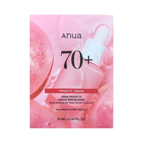 ANUA Peach 70 Niacin Serum Mask 1pc ANUA Peach 70 Niacin Serum Mask 1pc