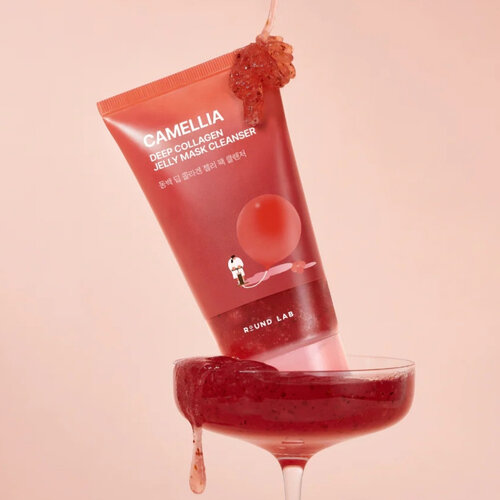 Round Lab Camellia Deep Collagen Jelly Mask Cleanser 150mL