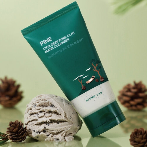 Round Lab Pine Cica Deep pore Clay Mask Cleanser 150mL