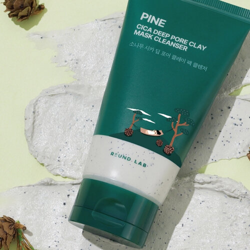 Round Lab Pine Cica Deep pore Clay Mask Cleanser 150mL