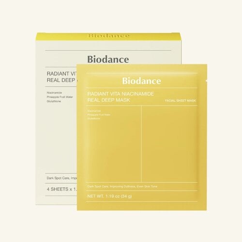 BIODANCE Radiant Vita Niacinamide Real Deep Mask 34 g
