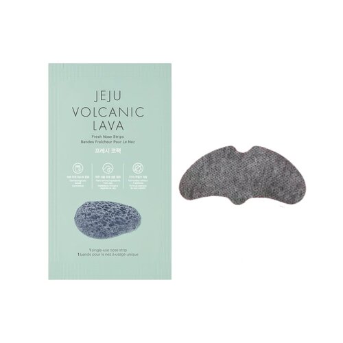 THE FACE SHOP Jeju Volcanic Lava Fresh Nose Strips 7pcs