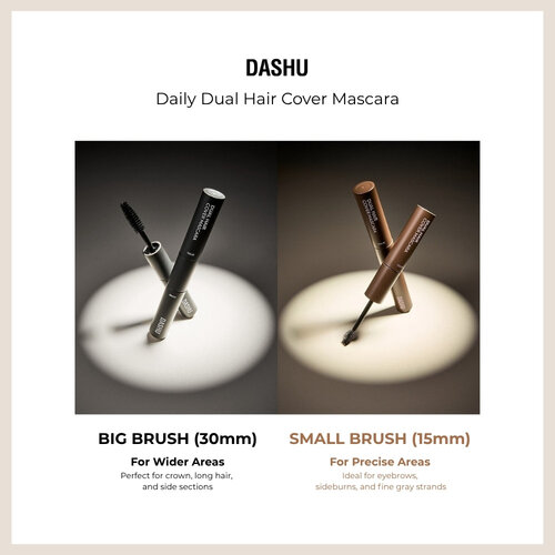 DASHU Daily Dual Hair Cover Mascara 10 g