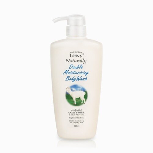 Leivy Double Moisturising Body Wash with Goat's Milk & Milk Protein 500mL